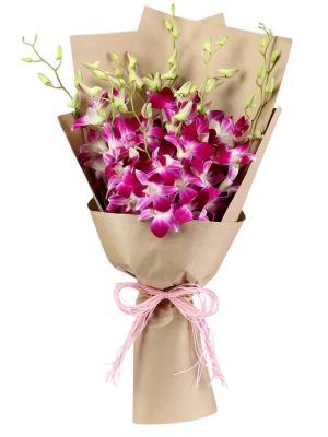 Exotic Purple Orchid Bouquet