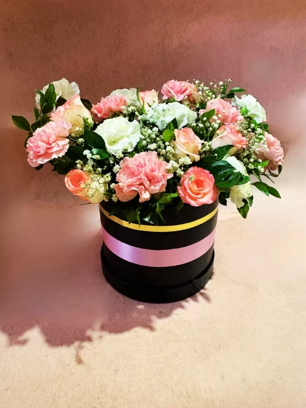 1-6915a0a696a84 Elegant Pink & White Floral Box Arrangement