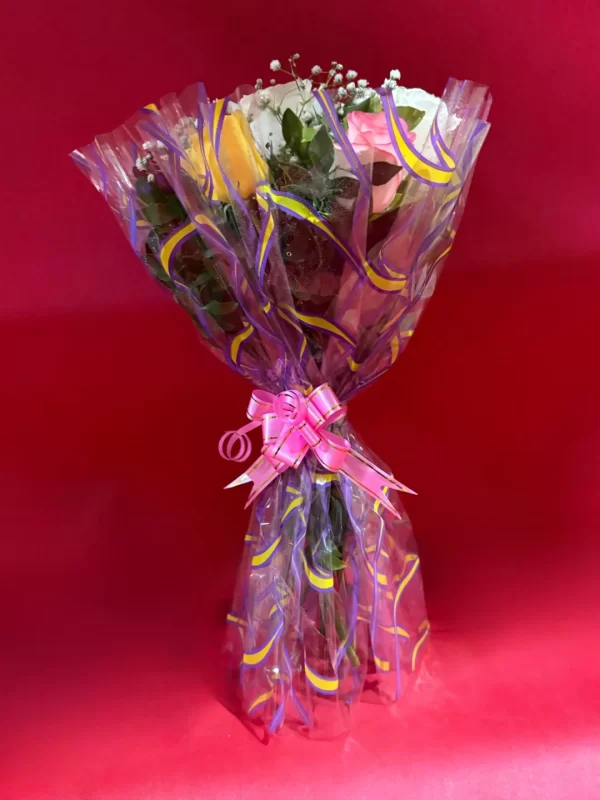 1-6915a0daa2370 Vibrant Mixed Rose Bouquet