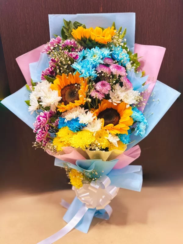 1-692158219d7f7 Vibrant Sunflower & Mixed Chrysanthemum Grande Bouquet