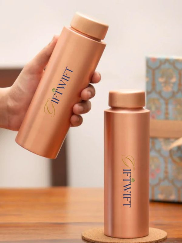 Premium Pure Copper Water Bottle – GiftWift Edition