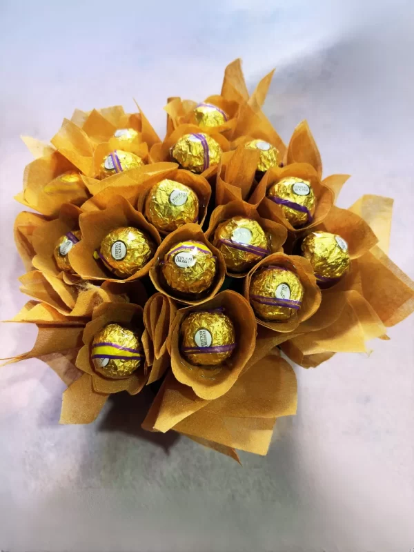 2-6915a07369d74 Luxurious Ferrero Rocher Chocolate Bouquet Box