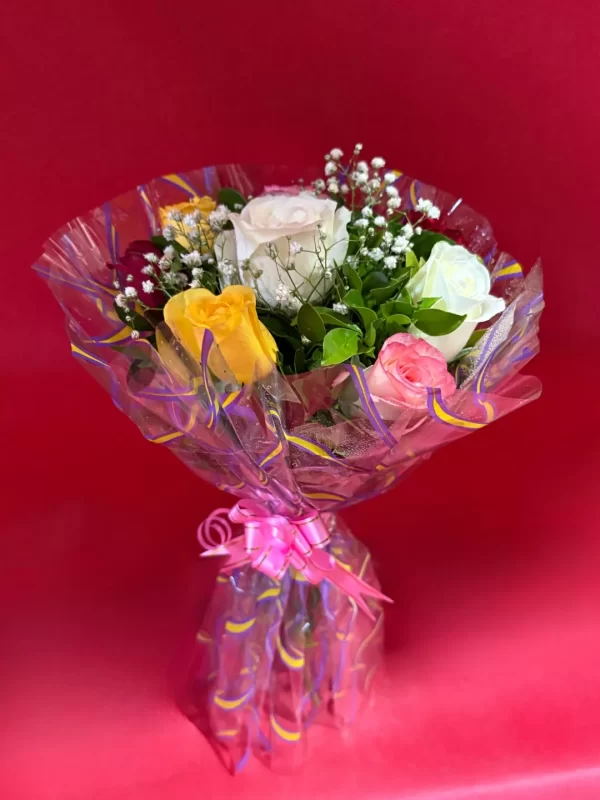 2-6915a0dab6ea4 Vibrant Mixed Rose Bouquet