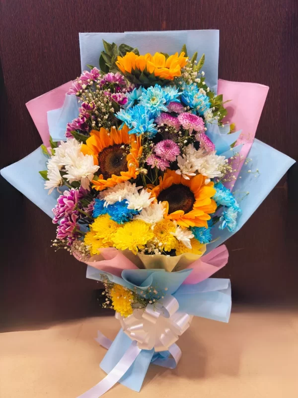 2-69215821a97fd Vibrant Sunflower & Mixed Chrysanthemum Grande Bouquet