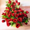 Premium 60 Red Roses Basket Arrangement – Grand Luxury Floral Gift