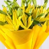Sunshine Yellow Lily Bouquet