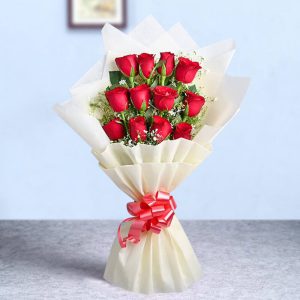 GW-0051 Red Roses Hand Bouquet