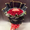 45 Red Roses with Pink Center Luxury Bouquet