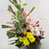 Mixed Lily Chrysanthemum Basket Flower Arrangement