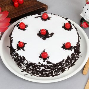Classic Black Forest Cake with Cherries