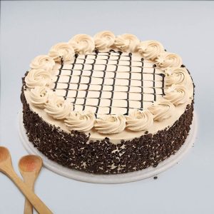 Classic Butterscotch Cream Cake with Chocolate Crunch