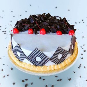 Designer Black Forest Cake with Chocolate & Cherries