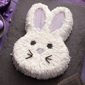 Adorable Bunny Face Cream Cake
