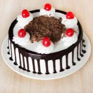 Black Forest Drip Cake with Cherries