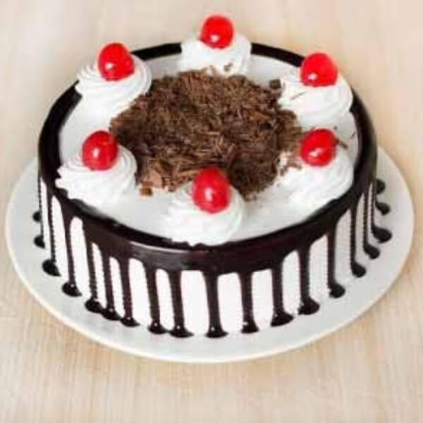 Black Forest Drip Cake with Cherries