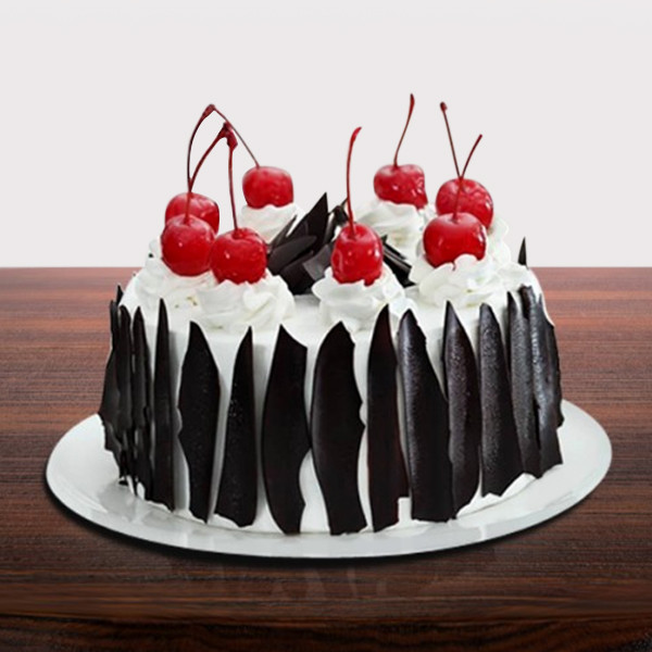Classic Black Forest Cake with Choco Decor