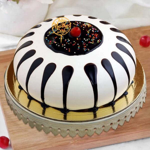 Black & White Mother’s Day Designer Cake