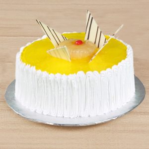 Premium Pineapple Cream Cake with Chocolate Shards