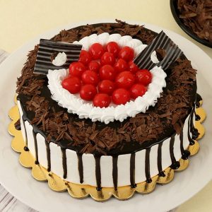 Premium Black Forest Cake with Loaded Cherries