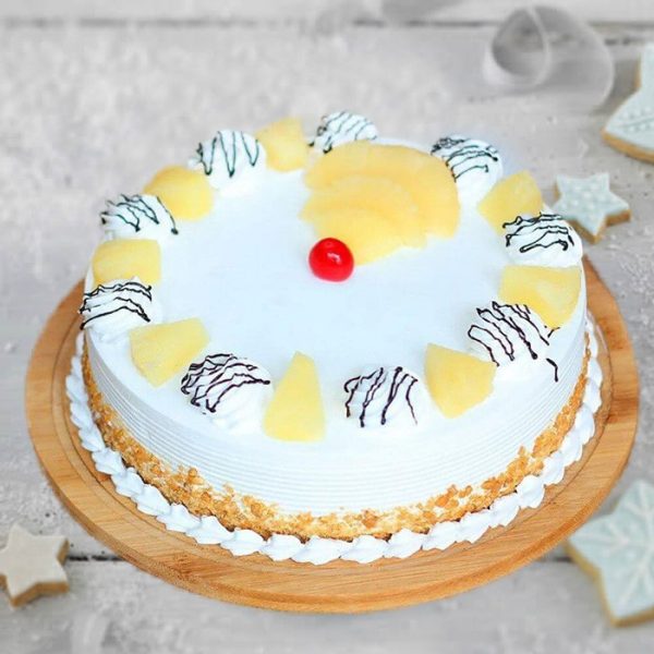 GWCK-1042 Classic Pineapple Cream Cake with Cherries
