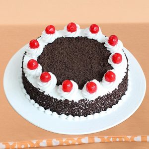 Classic Black Forest Cake with Cherries