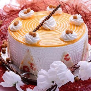 GWCK-1083 Classic Butterscotch Swirl Creamy Celebration Cake