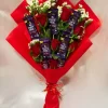 7 Red Roses 7 Dairy Milk Bouquet