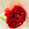 24 Red Roses Bouquet with Chocolates