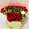 24 Red Roses Premium Box Arrangement