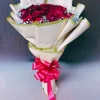 20 Red Roses Baby Breath Bouquet