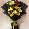 12 Mixed Gerbera Rose Bouquet