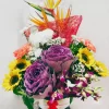 Exotic Mixed Flowers Designer Box Arrangement