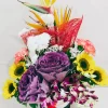 Exotic Mixed Flowers Designer Box Arrangement