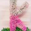 Pink White Baby’s Breath Letter K
