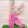 Pink White Baby’s Breath Letter K