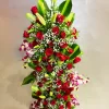 3Feet 50 Red Roses Vertical Floral Stand